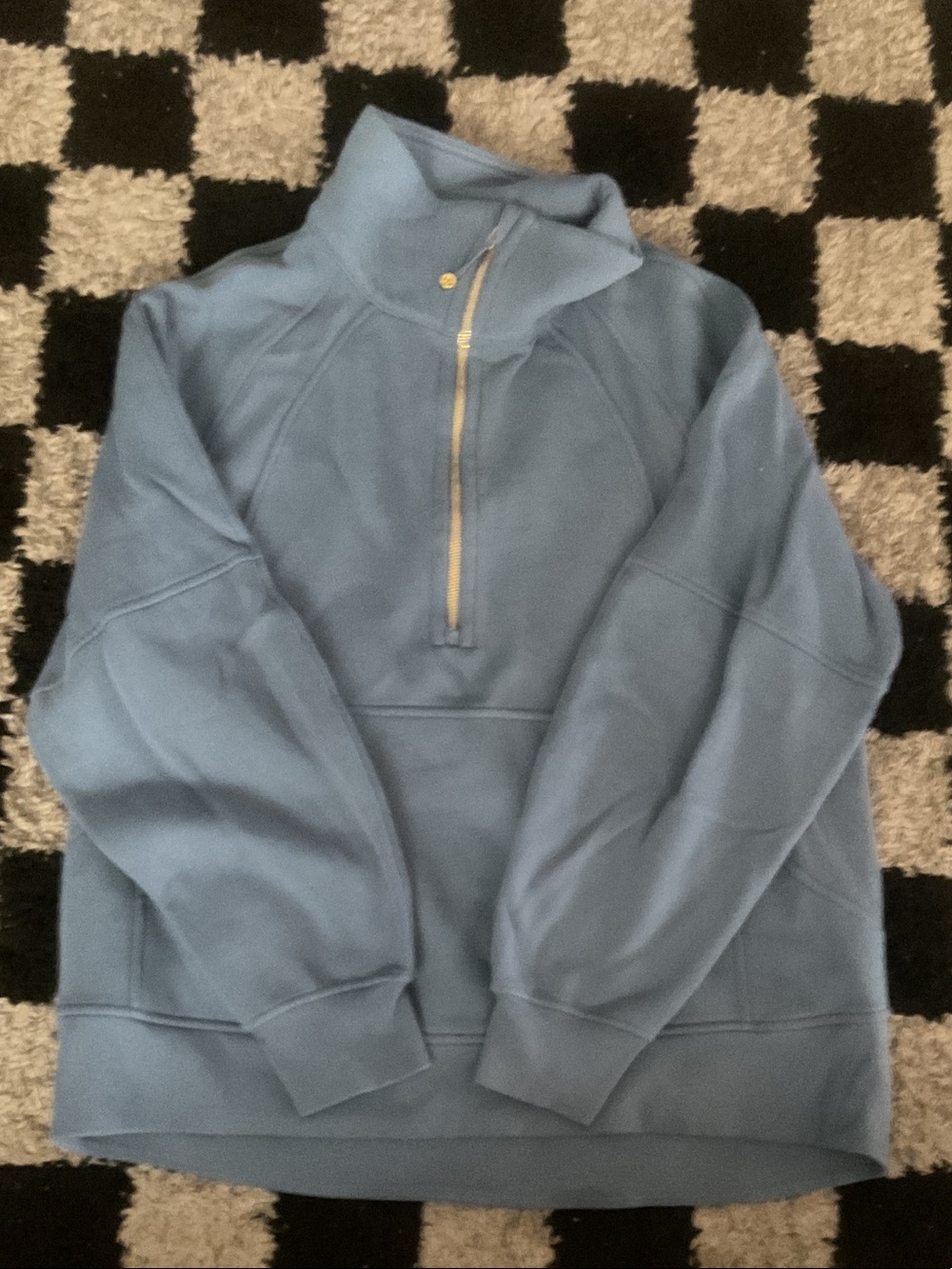 Lululemon Blue Quarter-Zip Pullover
